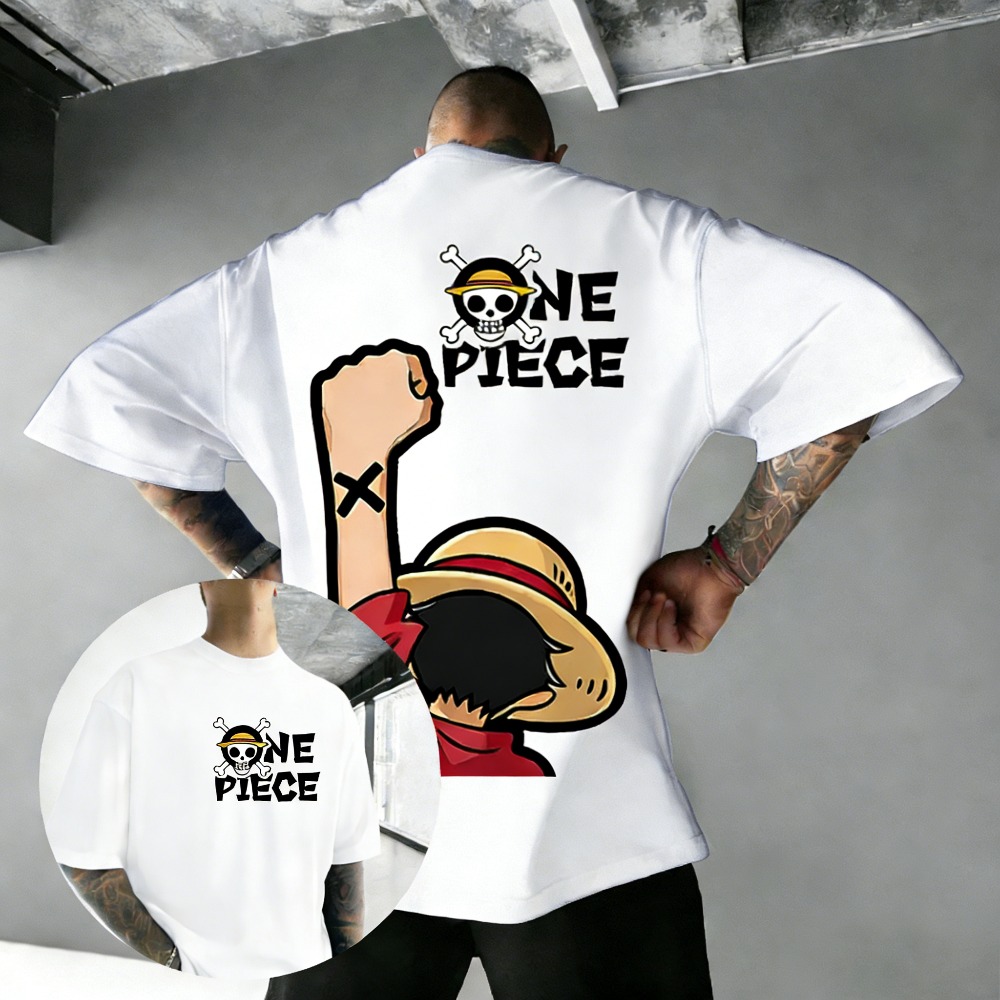 Summer 2026 Kids Clothing - One Piece Luffy Unisex Pure Cotton