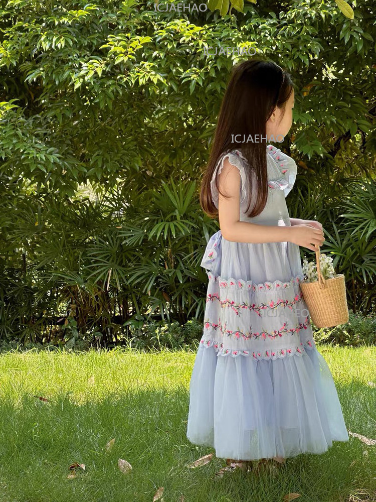 Summer 2026 Kids Clothing - New Girls Dress 2026 Summer Court
