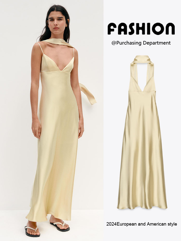Summer Evenings Clothing - New Summer Fashion Thin Silk Satin