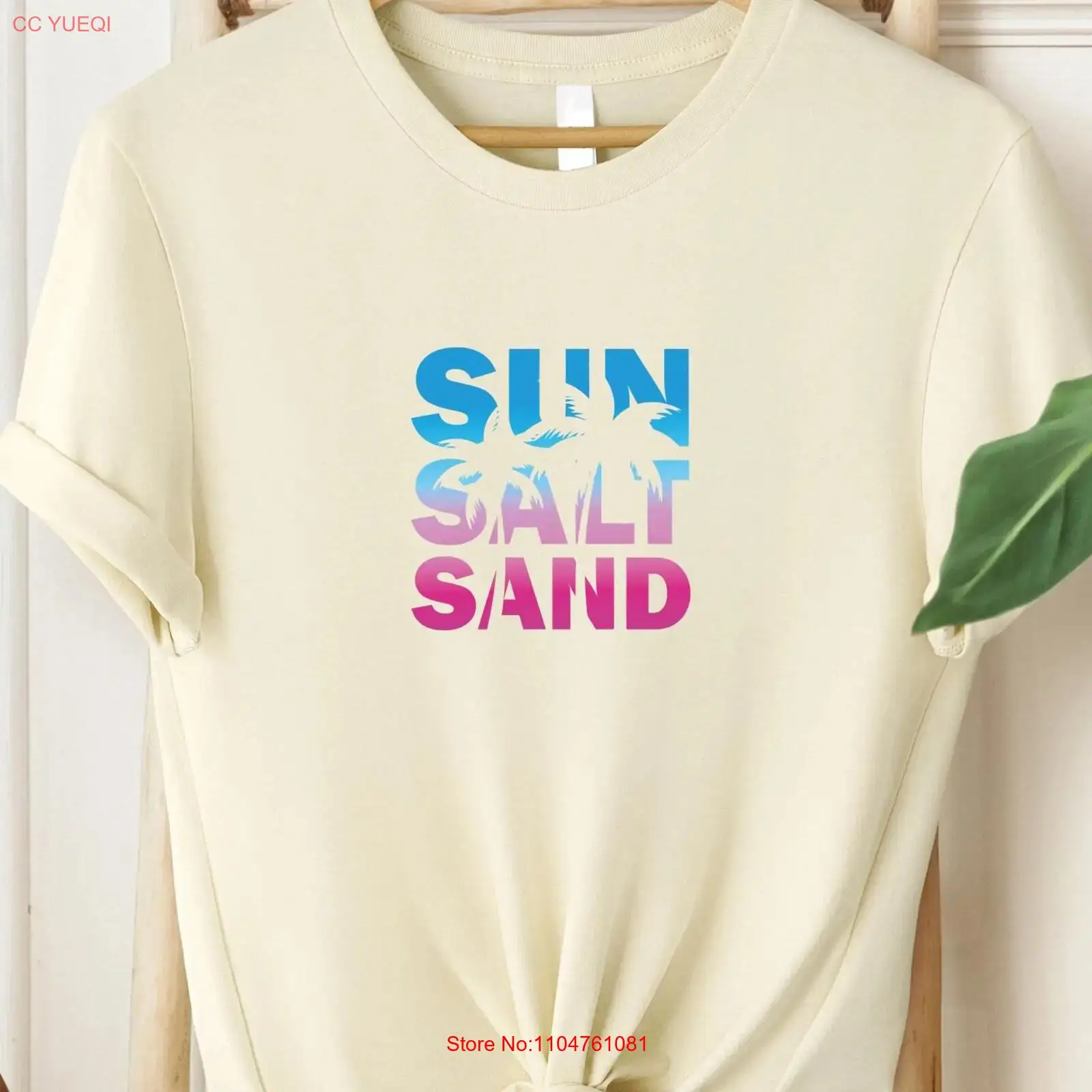 Summer Clothing Vintage - Sun Salt Sand T shirt Retro