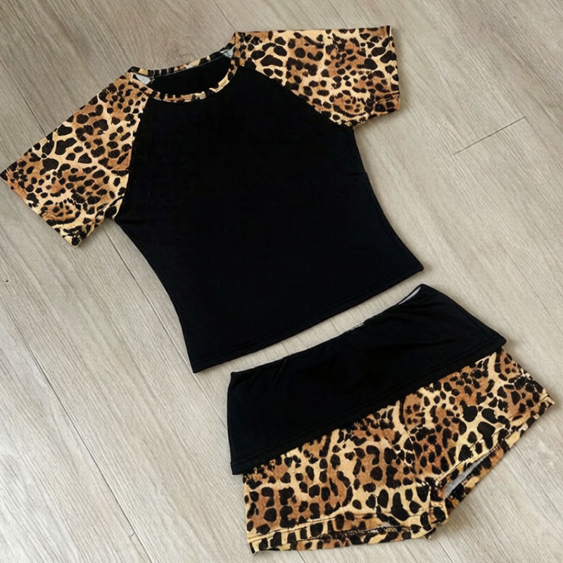 Summer Clothing Capsule - Summer New American Retro Leopard Print