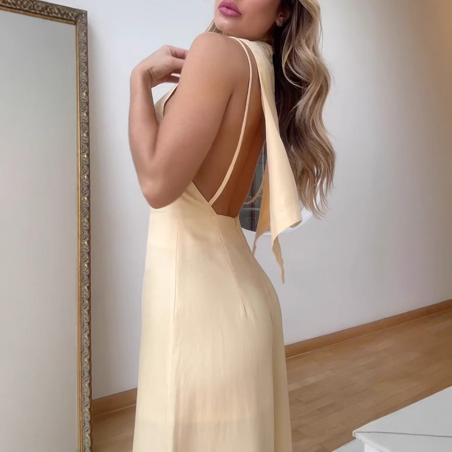 2026 New Summer Sexy Solid Col - Summer Evenings Clothing recension och pris
