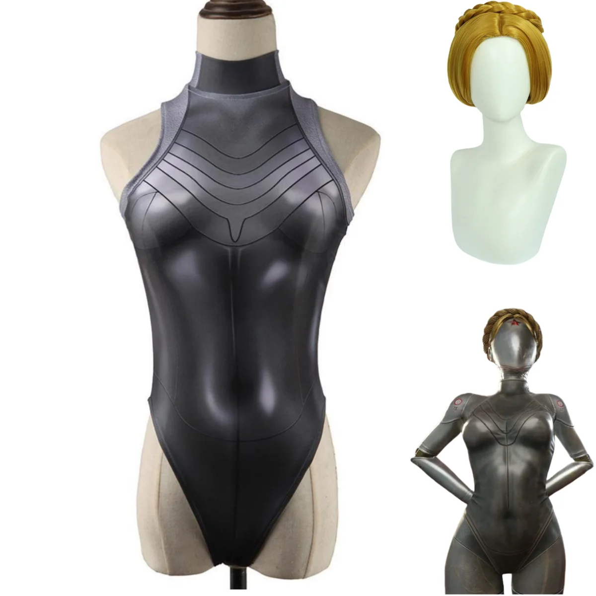 Robot Twins Cosplay Costume fo - Summer Clothing Sets Women recension och pris