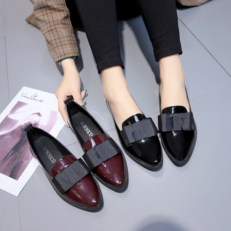 Black/ Wine Red Patent Leather - Summer Clothing Dress recension och pris