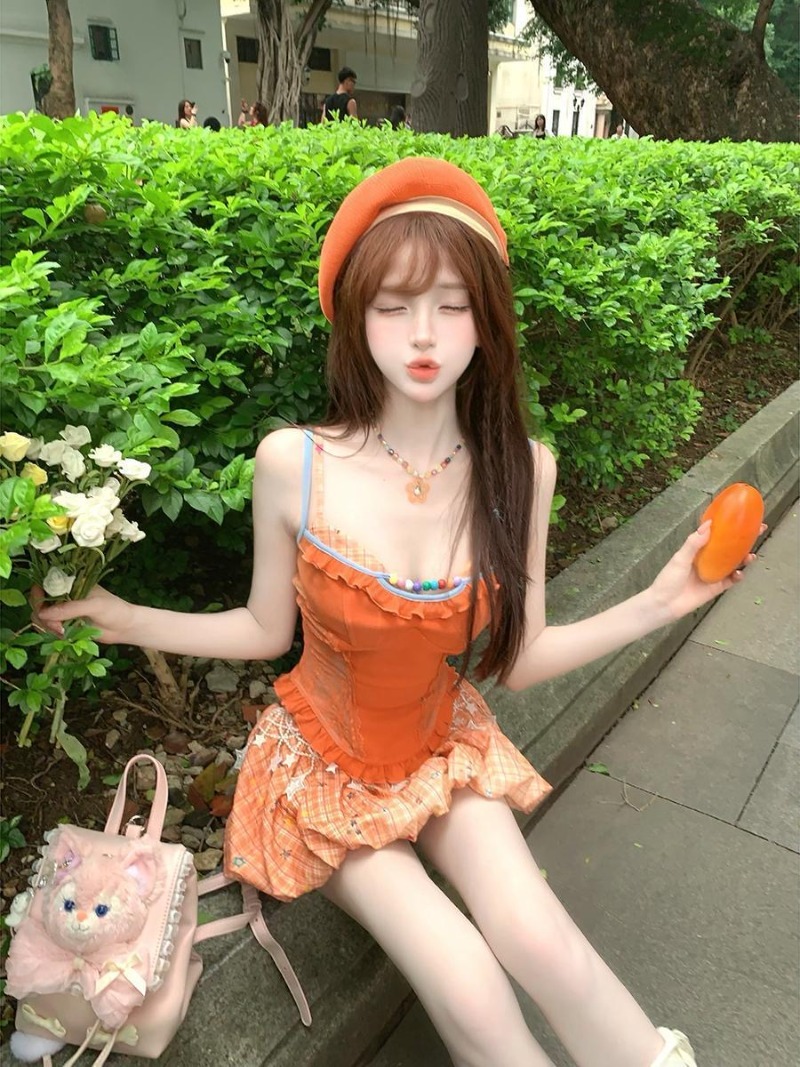 Summer New Orange Dopamine Swe - Summer Clothing Capsule recension och pris