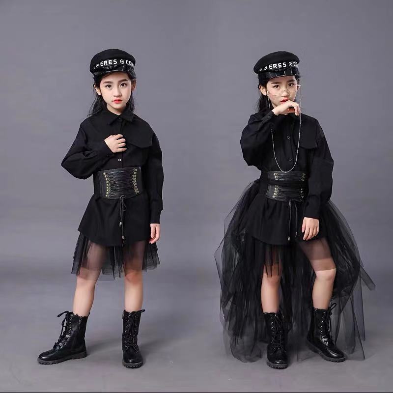 Children's Black Suit Girls Mo - Summer Clothing Set For Girls recension och pris