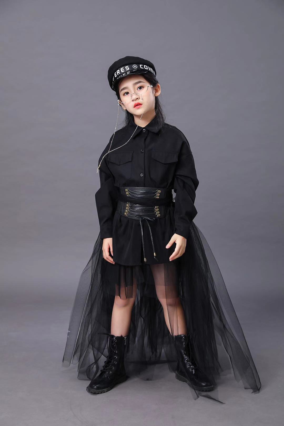 Children's Black Suit Girls Mo - Summer Clothing Set For Girls recension och pris