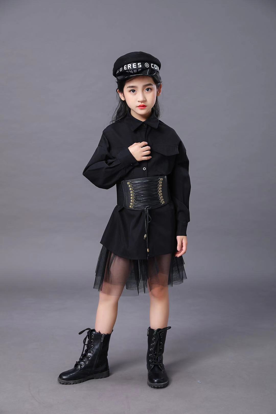 Children's Black Suit Girls Mo - Summer Clothing Set For Girls recension och pris