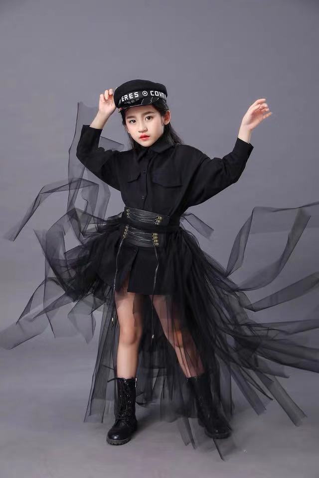 Children's Black Suit Girls Mo - Summer Clothing Set For Girls recension och pris