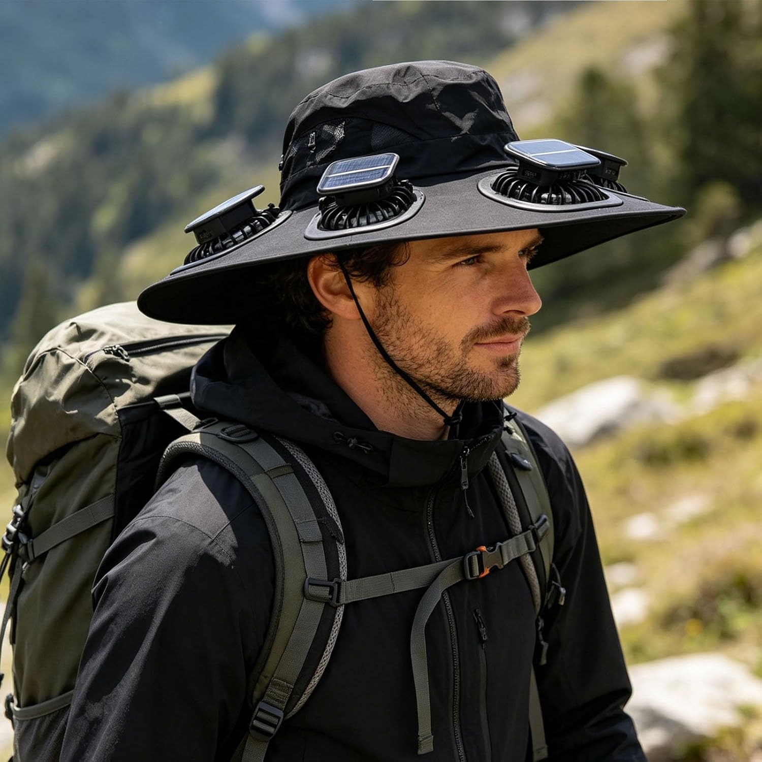 Hot 6 Fans Solar Fan Hat Breat - Summer Clothing Capsule recension och pris