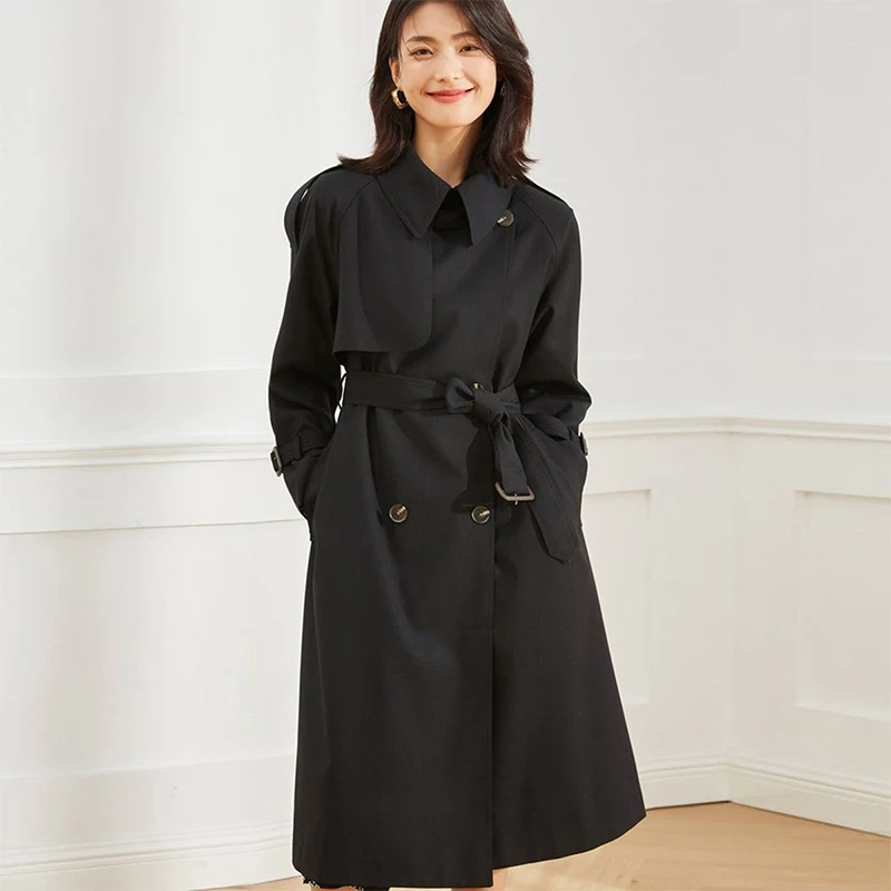 2025 Autumn Women's Trench Coa - Summer Clothing Over 50 recension och pris