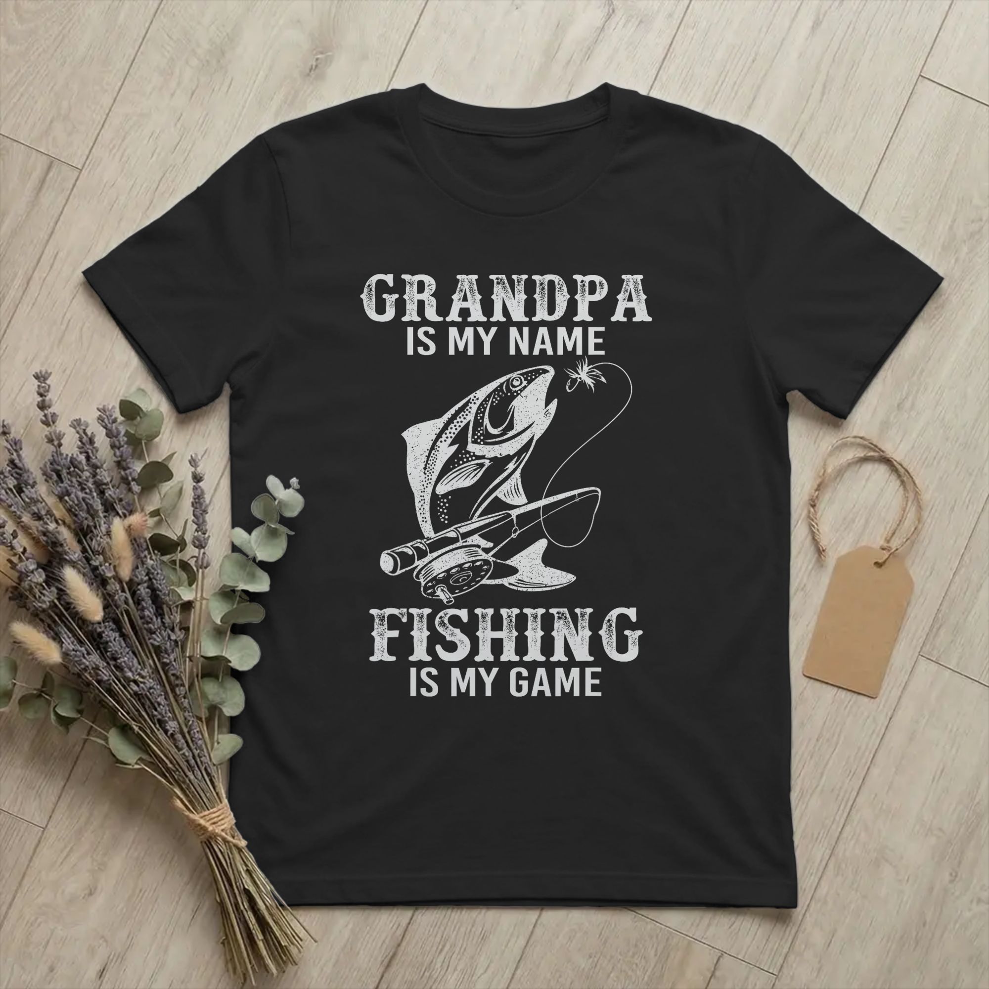 Casual Grandpa is My Name Fish - Summer Clothing Name Ideas recension och pris