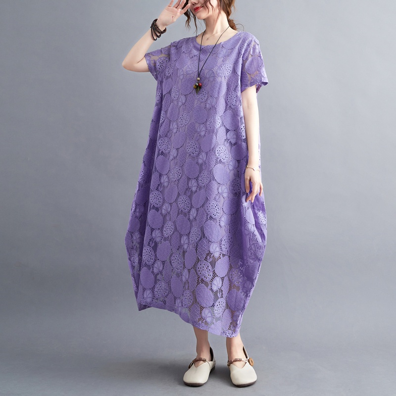 Casual Lace Hollow out Long Dr - Summer Upf Clothing recension och pris