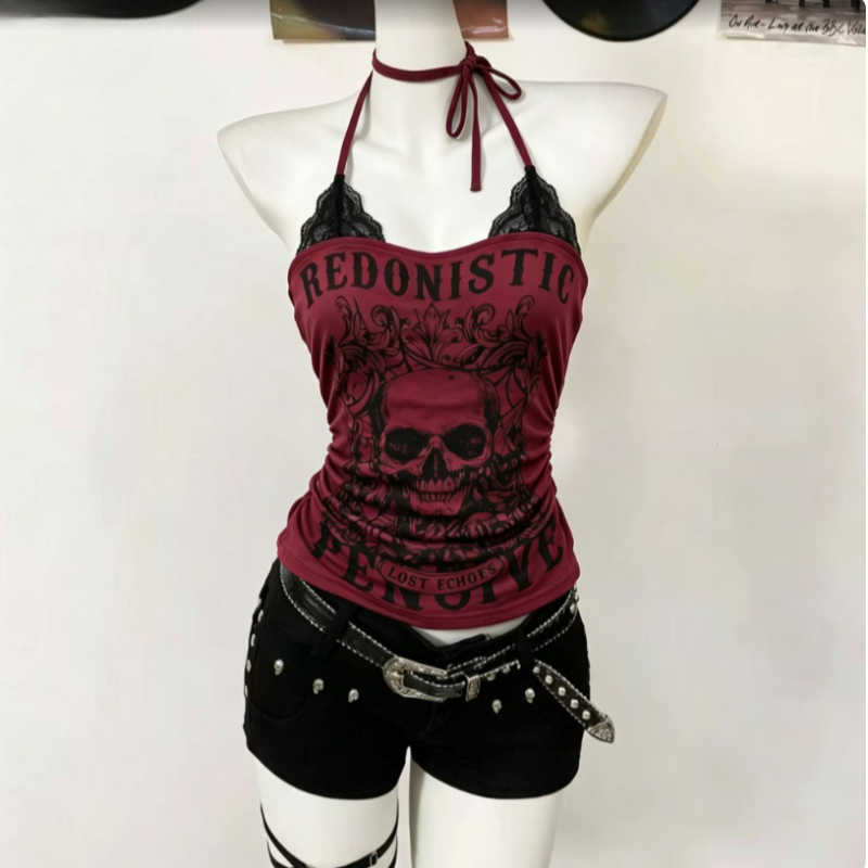 American Style Y2K Vintage Sho - Summer Clothing Set For Girls recension och pris