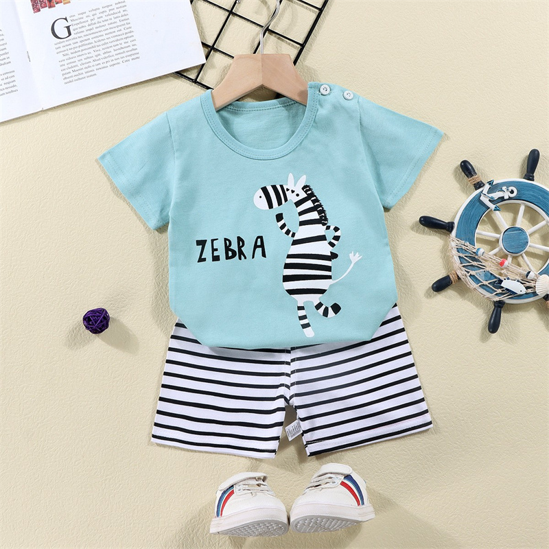 Cotton Tees+Shorts 2-piece Tra - Summer Clothing For Babies recension och pris