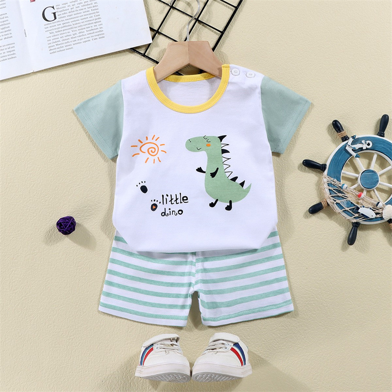 Cotton Tees+Shorts 2-piece Tra - Summer Clothing For Babies recension och pris