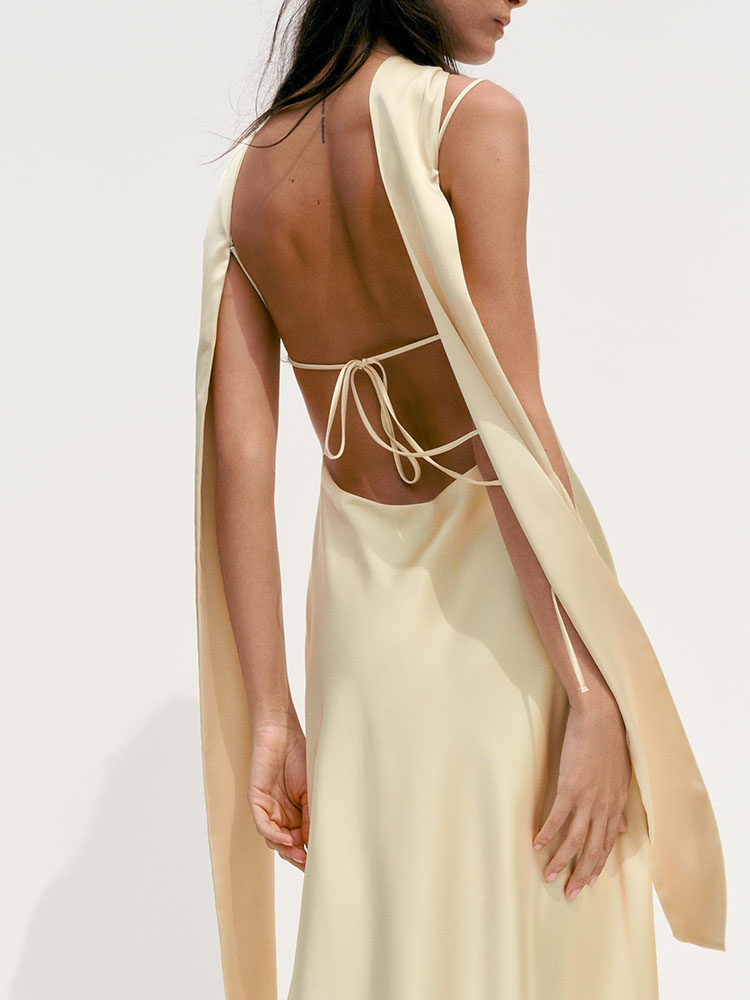 New Summer Fashion Thin Silk S - Summer Evenings Clothing recension och pris