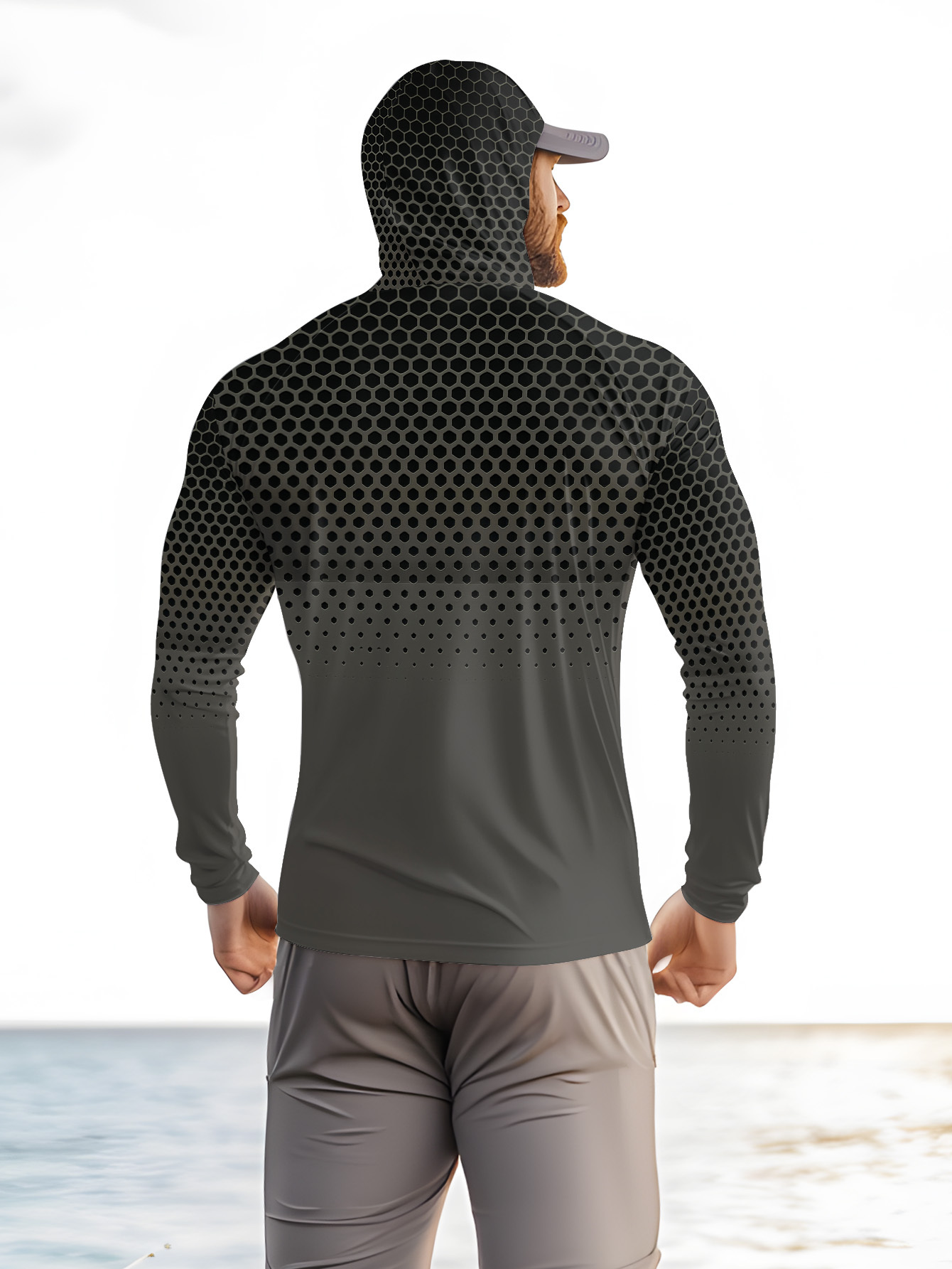 Men Summer UPF50+ Fishing Hood - Summer Clothing Tops recension och pris