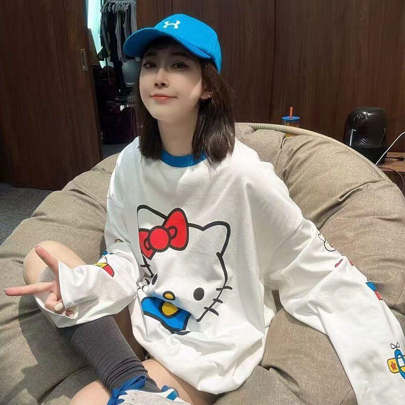 Long-Sleeved Hello Kitty Summe - Summer Clothing Tops recension och pris