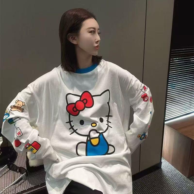 Long-Sleeved Hello Kitty Summe - Summer Clothing Tops recension och pris