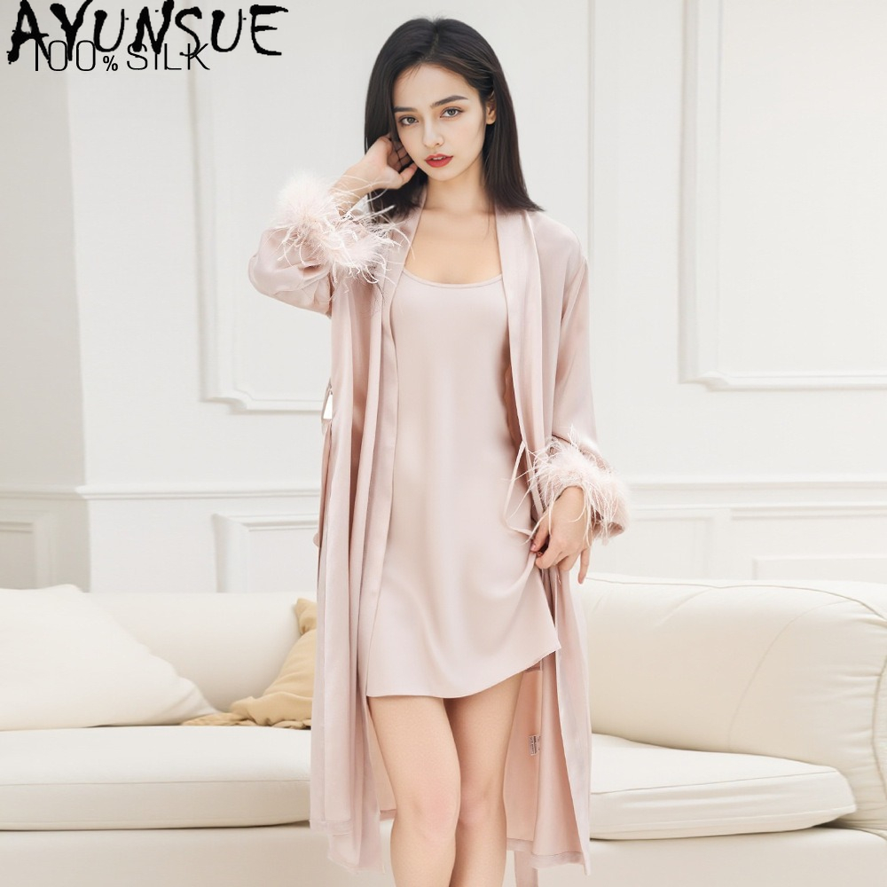 AYUNSUE 100% Real Mulberry Sil - Summer House Clothing recension och pris