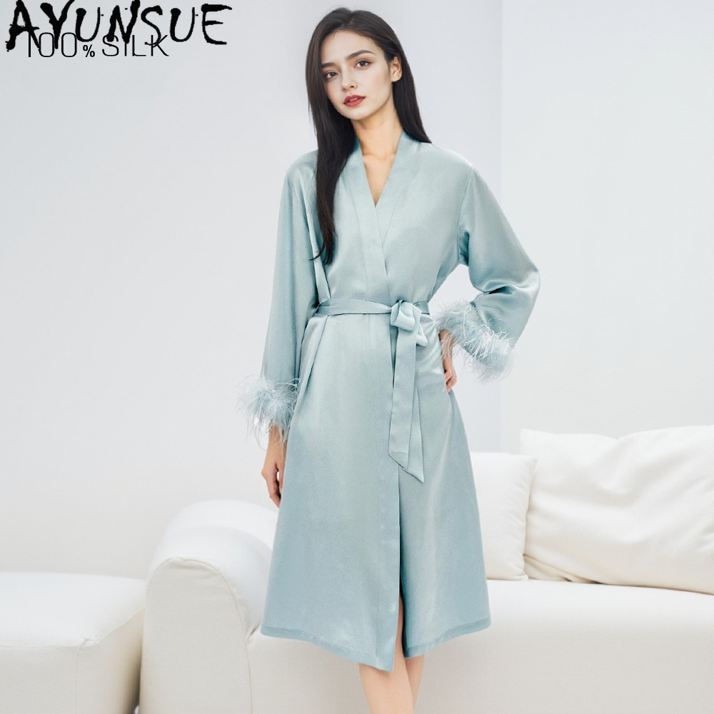 AYUNSUE 100% Real Mulberry Sil - Summer House Clothing recension och pris