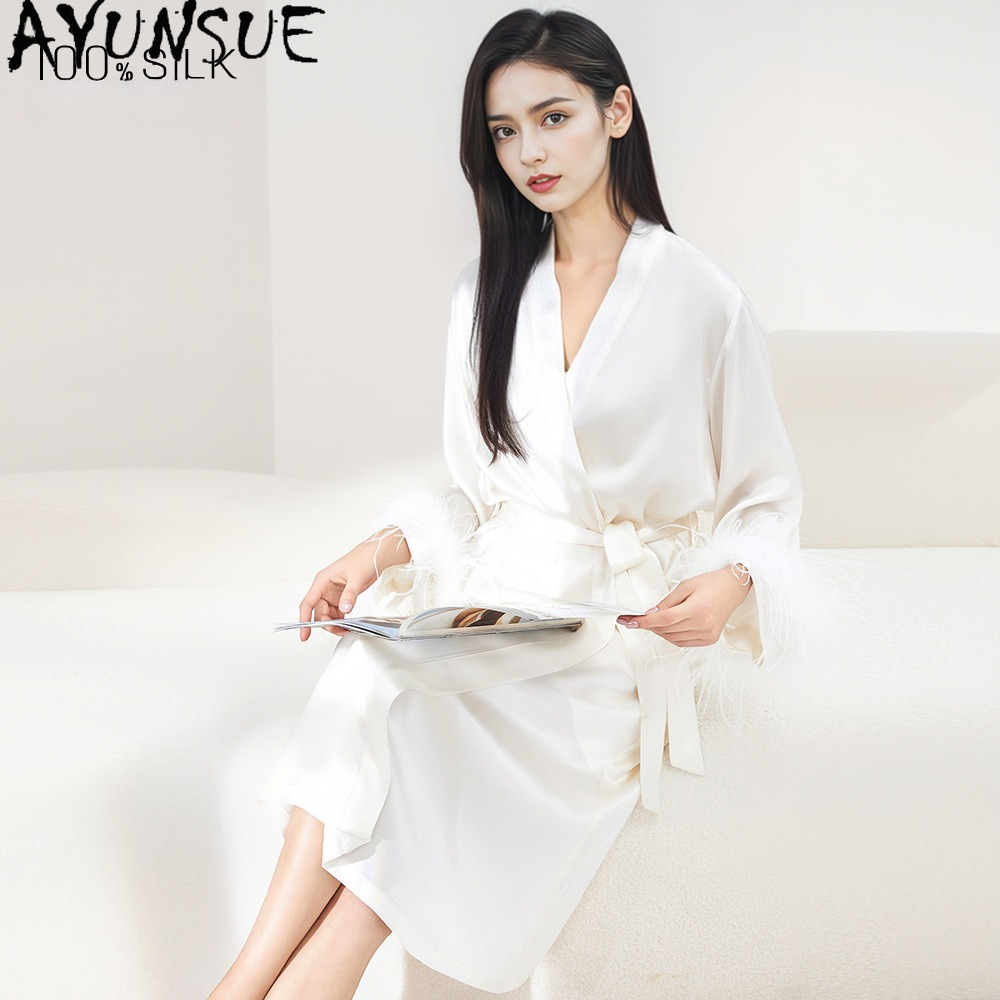 AYUNSUE 100% Real Mulberry Sil - Summer House Clothing recension och pris