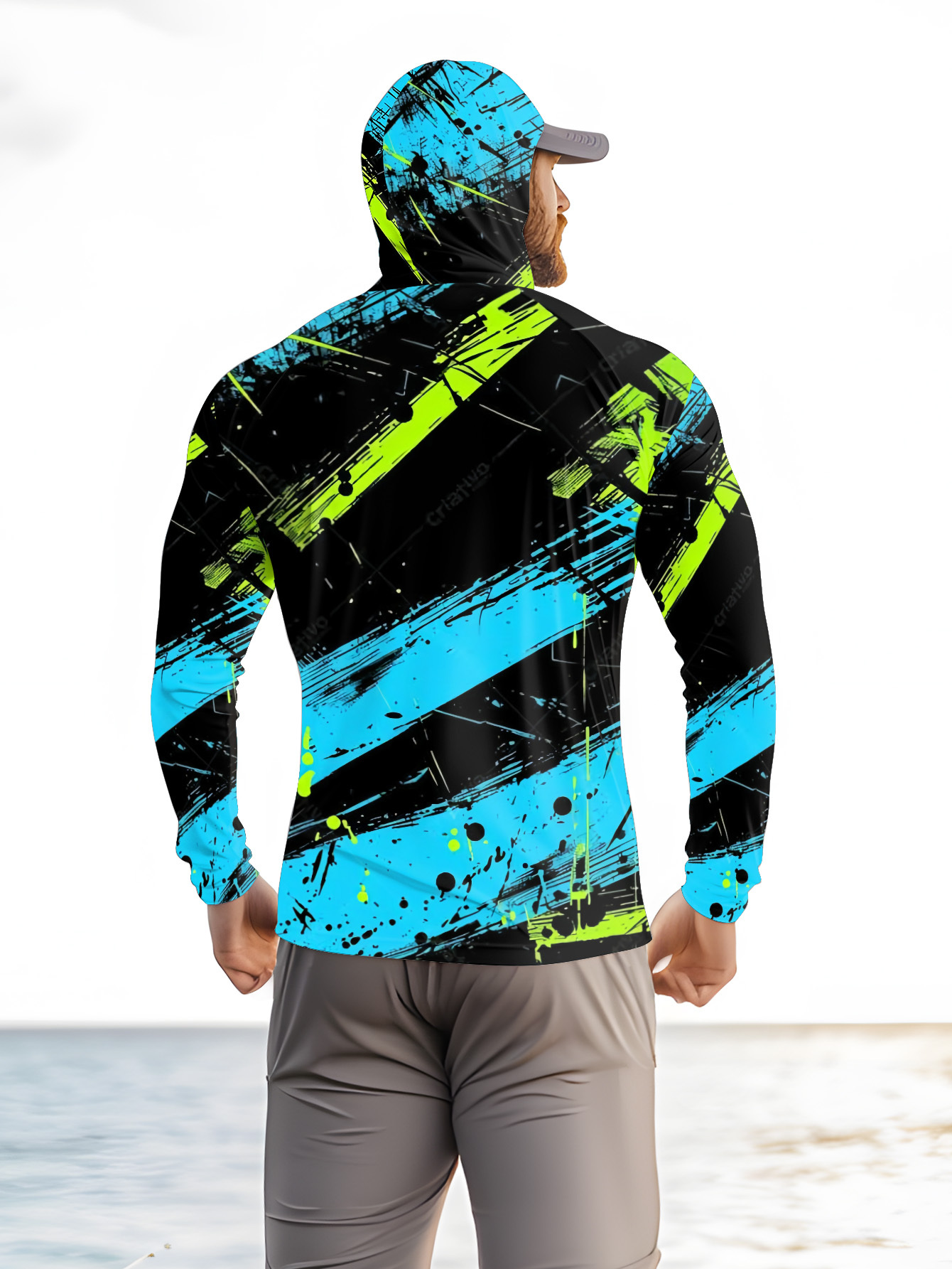 Fishing Hoodie Men Long Sleeve - Summer Clothing Tops recension och pris