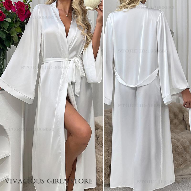 Spring Autumn Female Long Robe - Summer House Clothing recension och pris