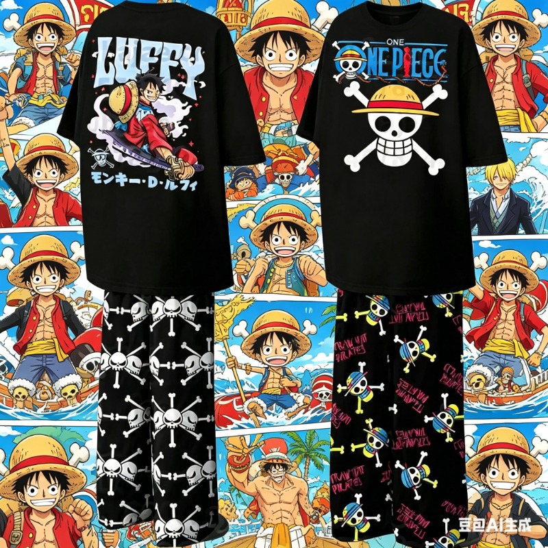 2026 New Anime One Piece Summe - Summer 2026 Kids Clothing recension och pris