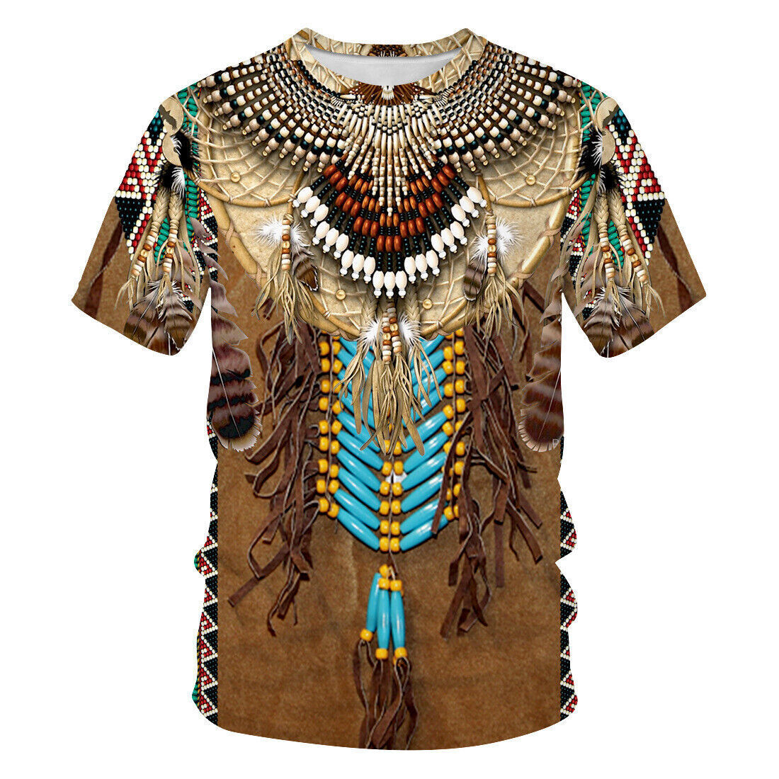 Indian Ethnic Style 3D Print T - Indian Summer Vintage Clothing recension och pris