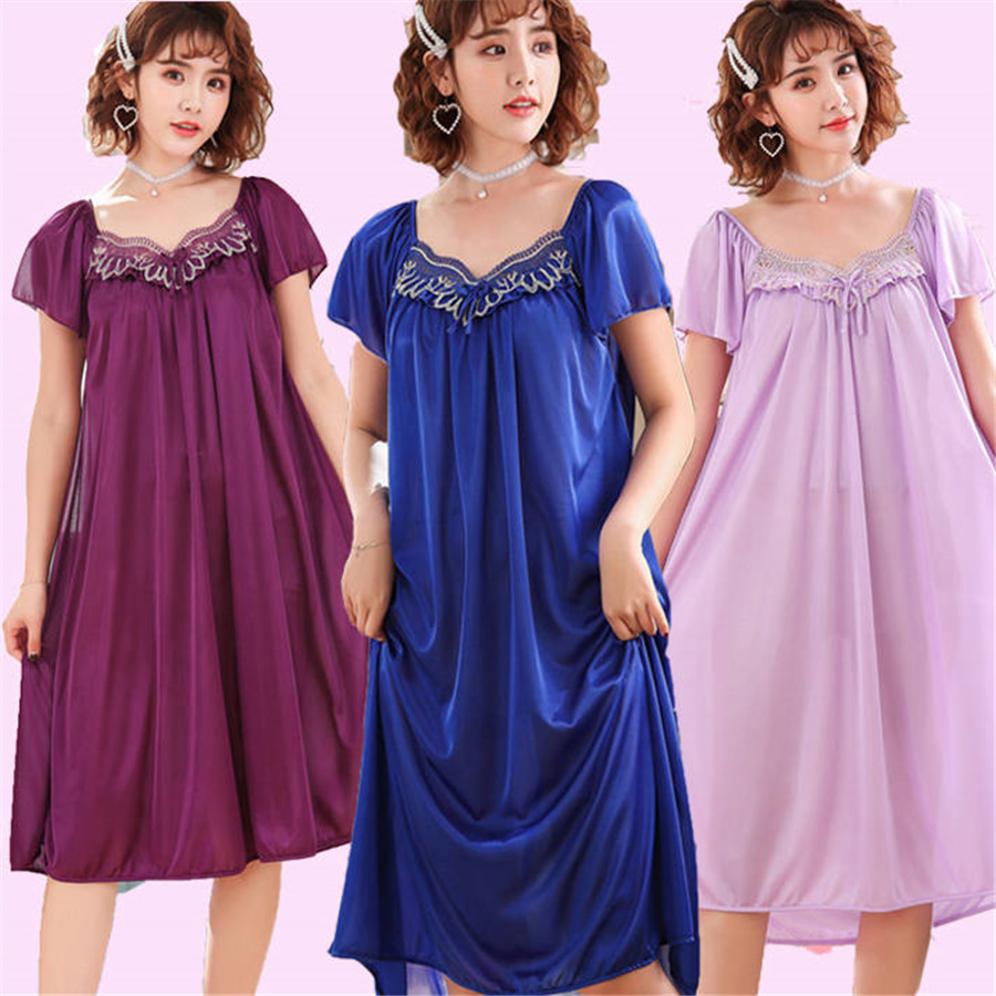 NEW Summer Ice Silk Nightgown  - Summer House Clothing recension och pris