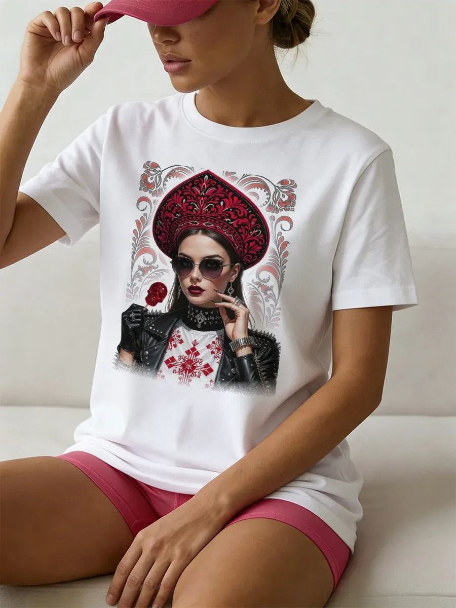 Vintage Russian Portrait Print - Summer Evenings Clothing recension och pris