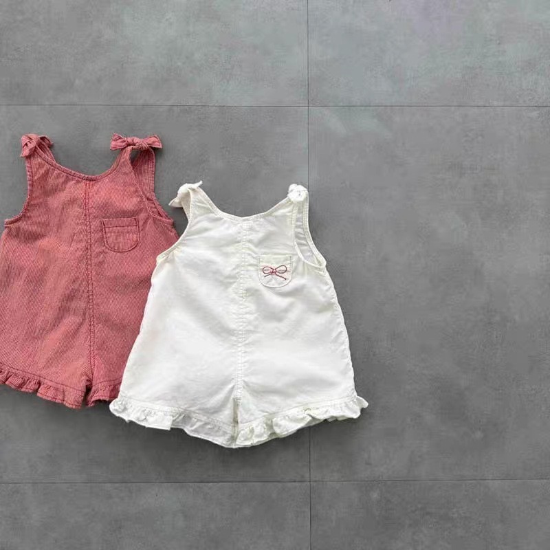 HY2831 Girls Summer Romper wit - Summer Clothing For Babies recension och pris