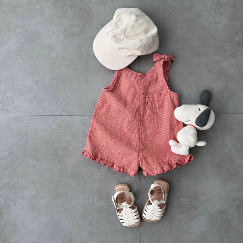 HY2831 Girls Summer Romper wit - Summer Clothing For Babies recension och pris